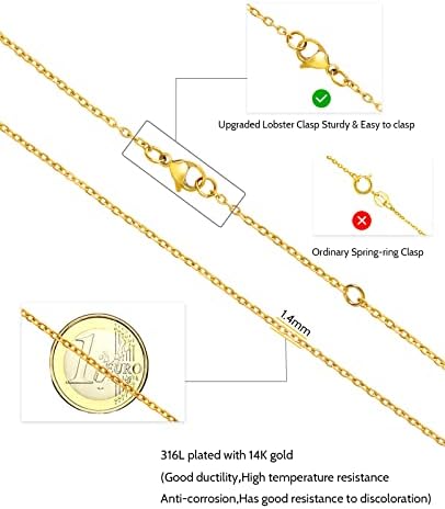 Vue 4 de Chaine Maille Forcat Doree