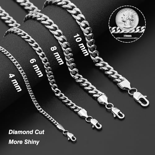 Vue 5 de Collier Homme Chaine Argent