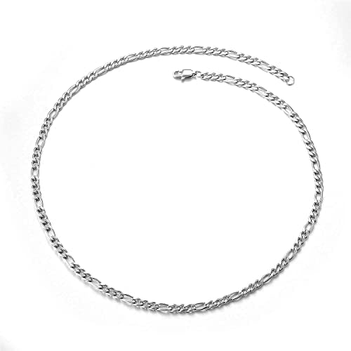 Vue 3 de Chaine Figaro Homme Collier