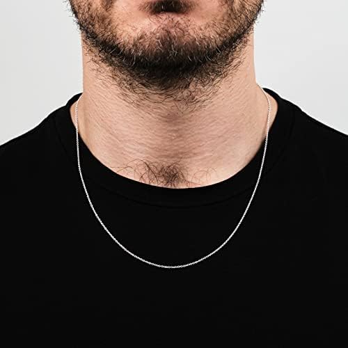 Vue 4 de Chaine En Argent Sterling