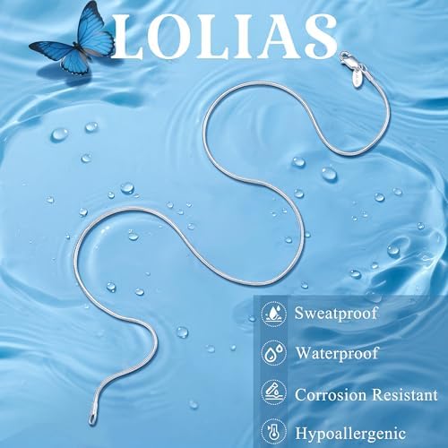 Vue 6 de Argent Sterling Collier Pour