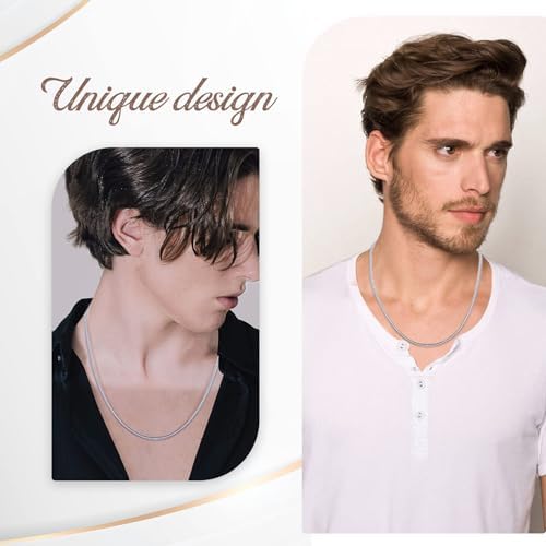 Vue 2 de Collier Chaine Serpent