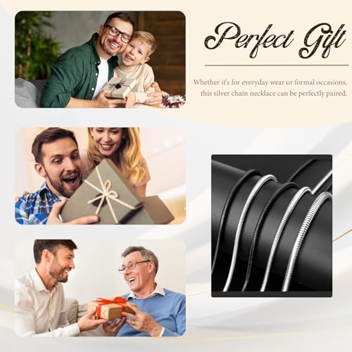 Vue 7 de Collier Chaine Serpent