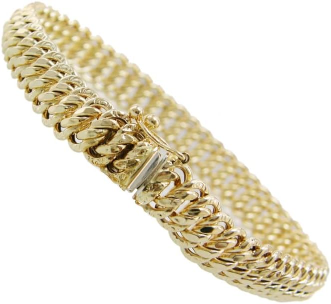 Bracelet Or Jaune Maille