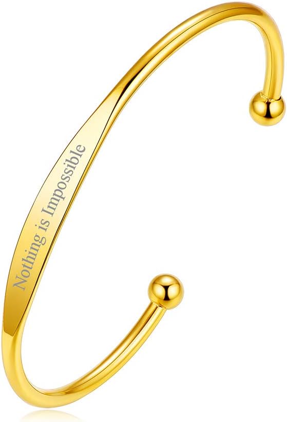 Personnalise Prenom Bracelet Jonc