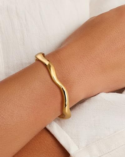 Vue 2 de Bracelet Jonc Femme Acier