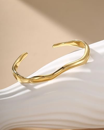 Vue 6 de Bracelet Jonc Femme Acier