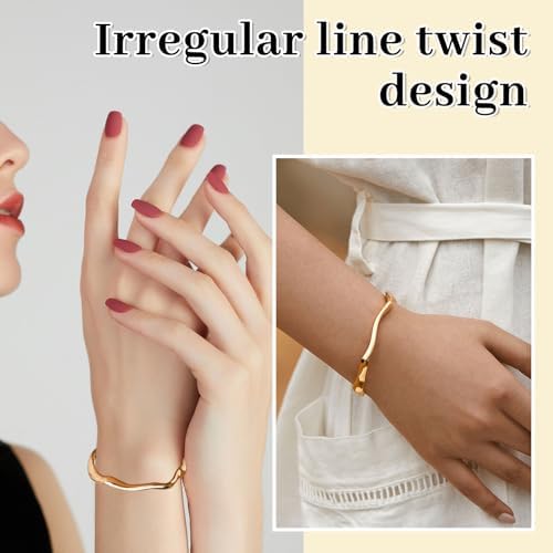 Vue 5 de Bracelet Plaque Or Carats