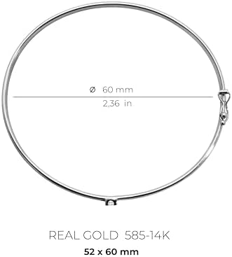 Vue 4 de Lucchetta Bracelet Rigide Avec