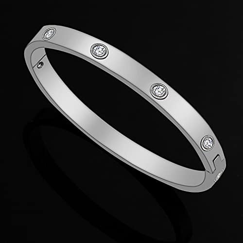 Vue 3 de Bracelet Jonc Damour En