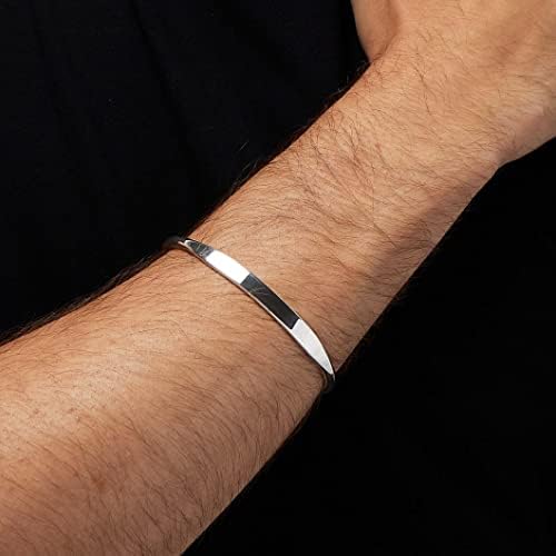 Vue 5 de Bracelet Simple En Argent
