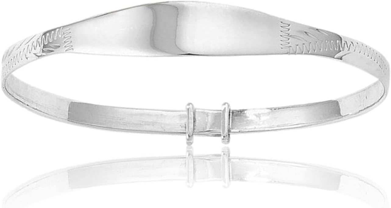 Engravedembossed Patterndesign Expandingexpandableadjustable Bangle