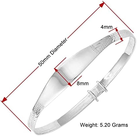 Vue 4 de Engravedembossed Patterndesign Expandingexpandableadjustable Bangle