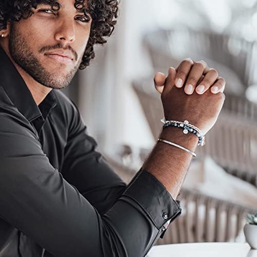 Vue 4 de Bracelet Jonc Acier Inoxydable