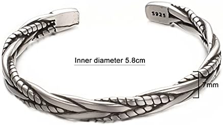 Vue 2 de Cuff Bracelet Argent Or