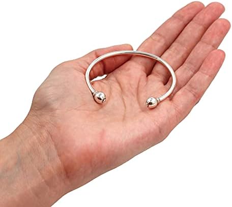 Vue 5 de Bracelet Jonc Argent Femme