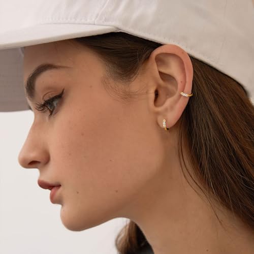 Vue 6 de Paire De Petites Creoles