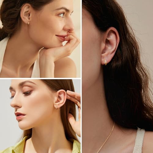 Vue 7 de Paire De Petites Creoles