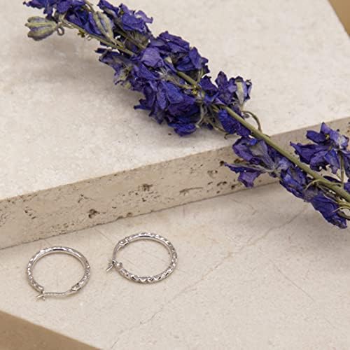Vue 3 de Boucles d'Oreilles Creoles Femme