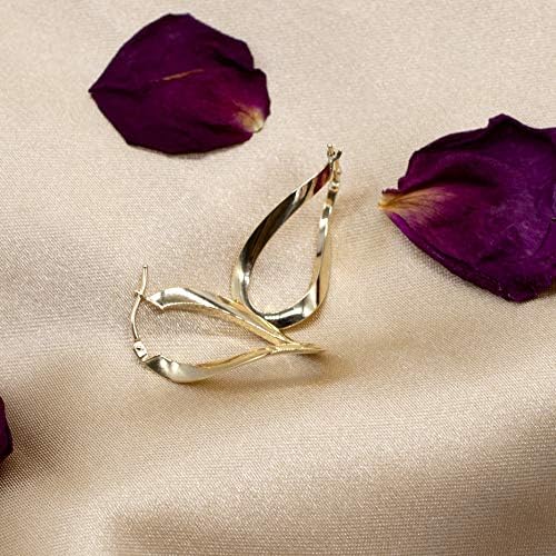 Vue 2 de Creoles Or Jaune Cts