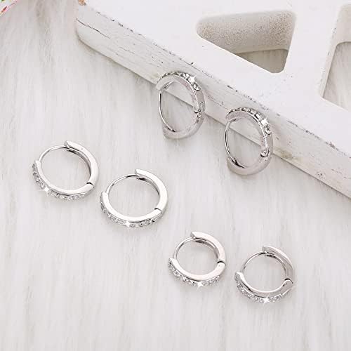 Vue 4 de Paires Creoles Femme Boucle