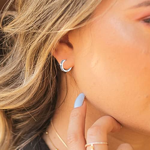 Vue 5 de Paires Creoles Femme Boucle