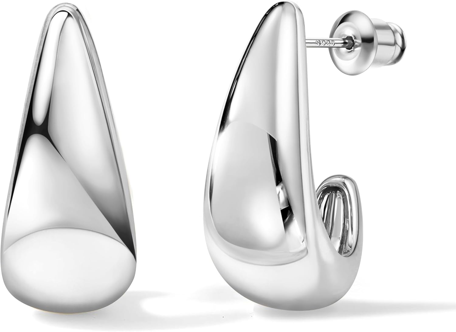 Creoles Huggie Epaisses En