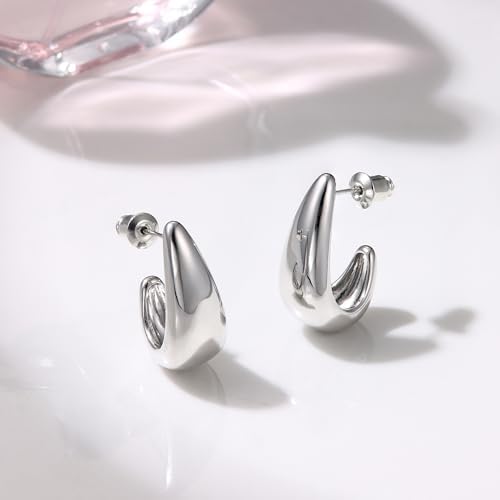 Vue 6 de Creoles Huggie Epaisses En