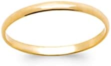 Vue 2 de Bague Alliance Plaque Or