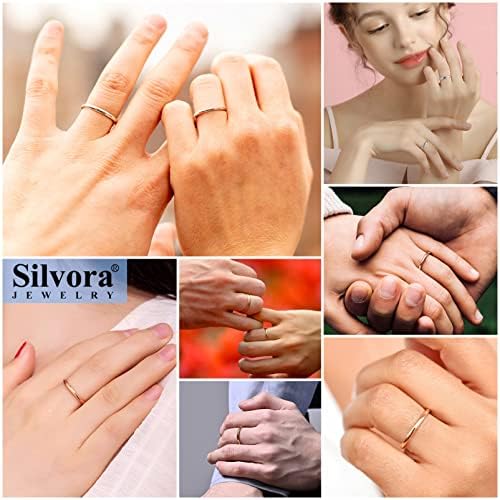 Vue 2 de Bague Femme Argent Mm