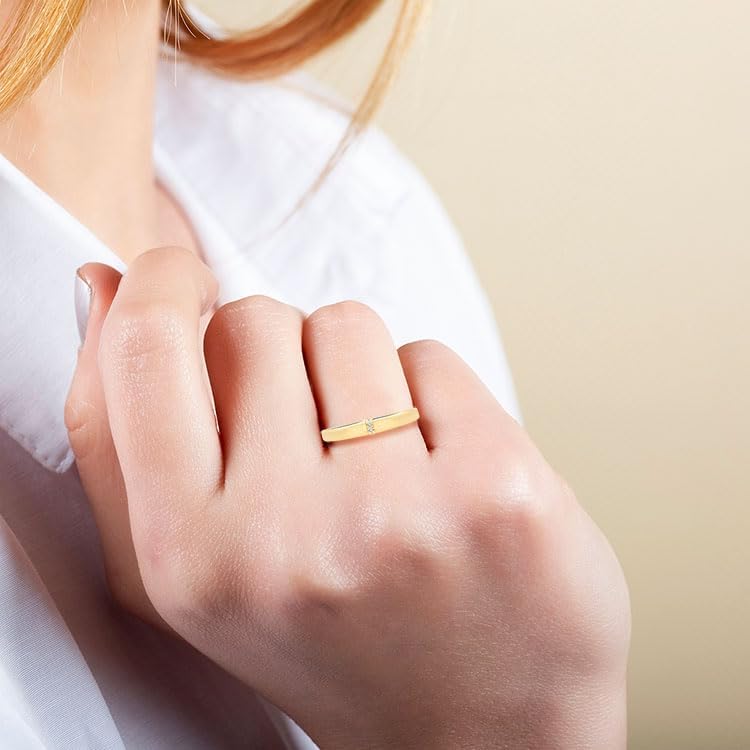 Vue 5 de Bague Alliance Pour Femme