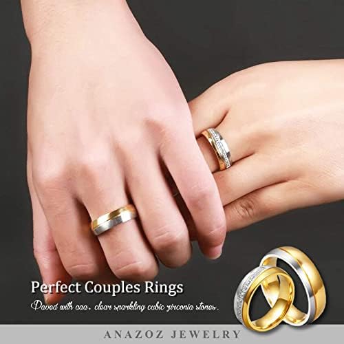 Vue 6 de Bague Homme Femme Mariage