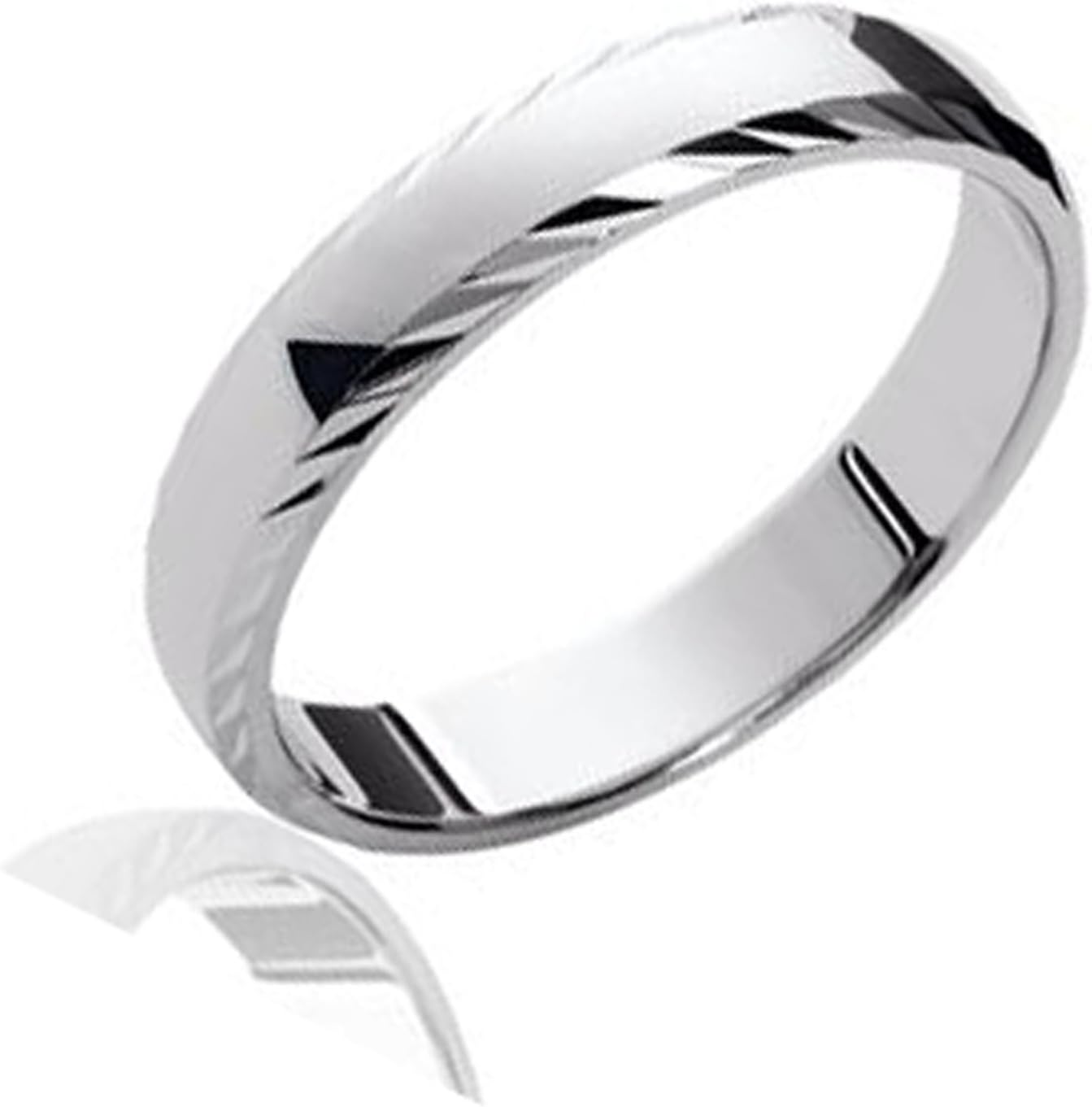 Alliance Homme En Argent