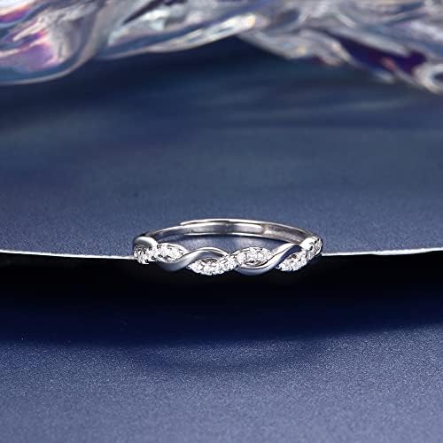 Vue 5 de Bague Argent Corde Tordue