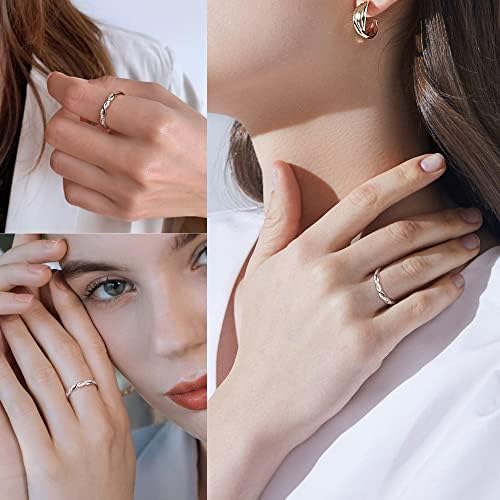 Vue 7 de Bague Argent Corde Tordue