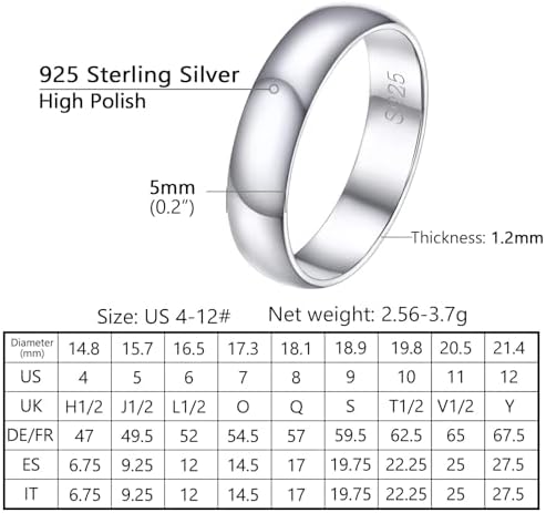 Vue 7 de Bague Anneau Mm En