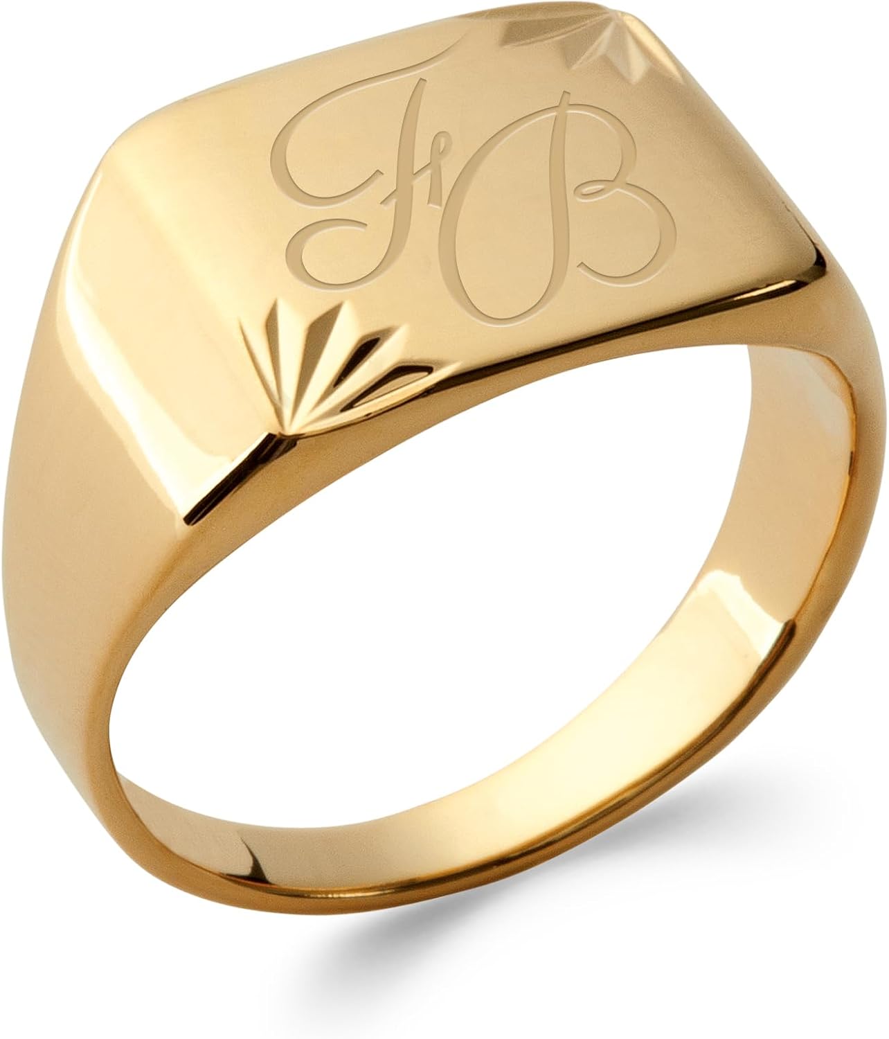 Bague Chevaliere En Plaque