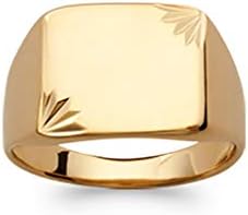 Vue 2 de Bague Chevaliere En Plaque