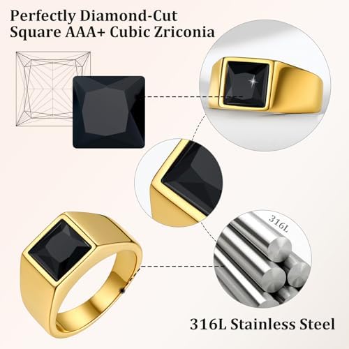 Vue 4 de Bague Homme Bague Gothique