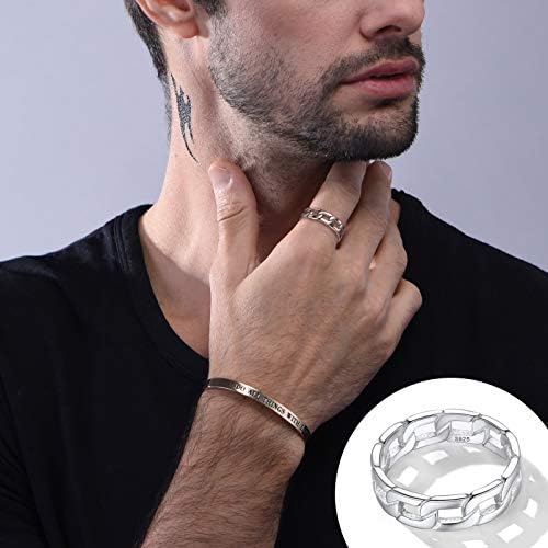 Vue 2 de Silvora Bague Homme Argent