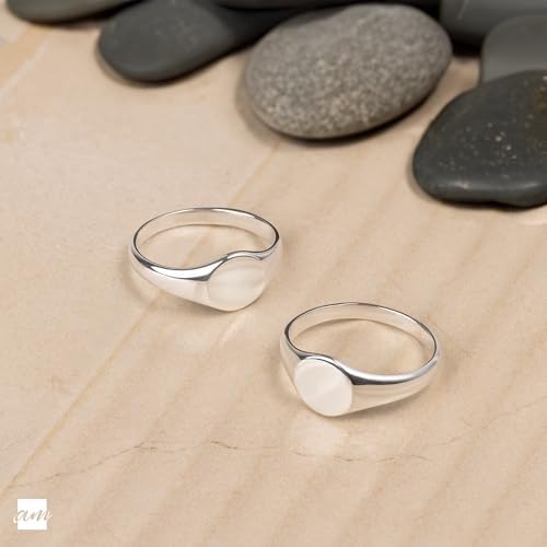 Vue 3 de Bague Argent Sterling Pour