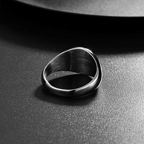 Vue 4 de Bague Ronde Homme Femme