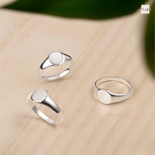 Vue 4 de Bague Argent Sterling Pour
