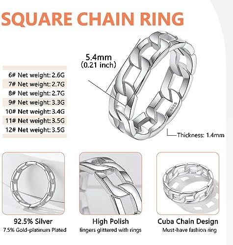 Vue 6 de Silvora Bague Homme Argent