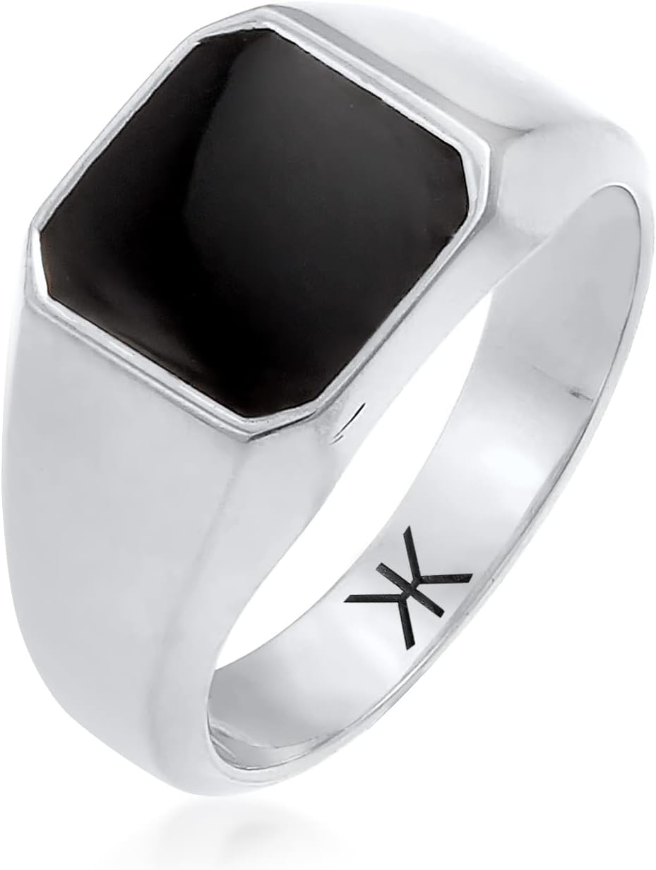 Chevaliere Pour Homme Octogonale