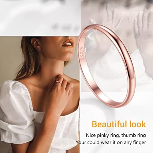 Vue 3 de Bague Femme Fine Mmmm