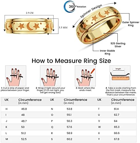 Vue 6 de Bague Tournante En Argent