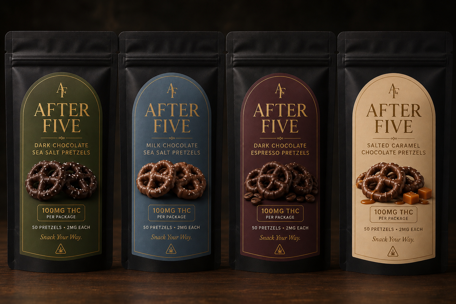After Five Edibles product lineup