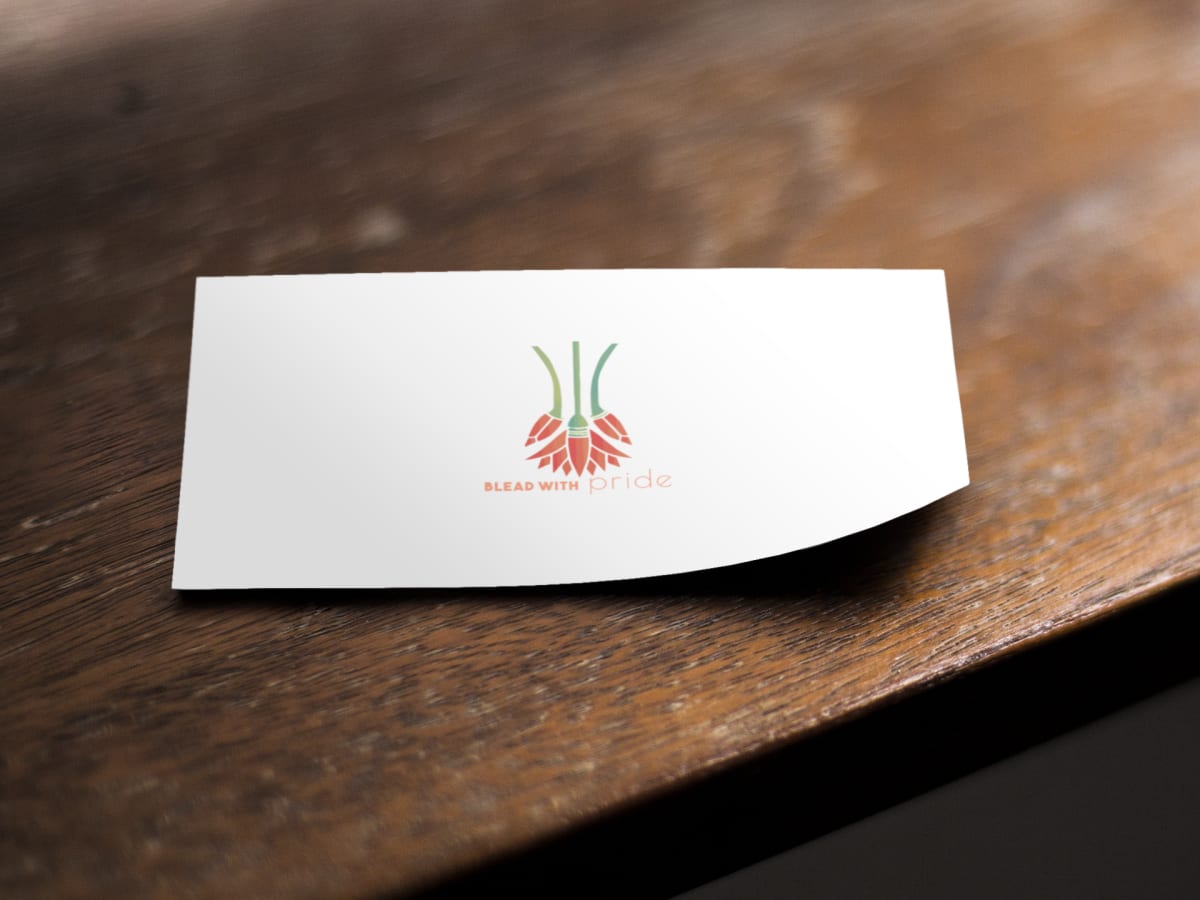Bleed With Pride mockup