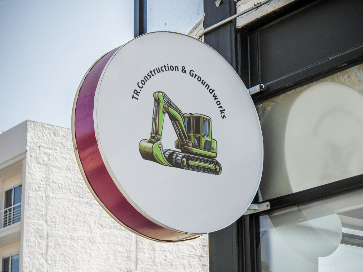 Construction Brand Logo Hover